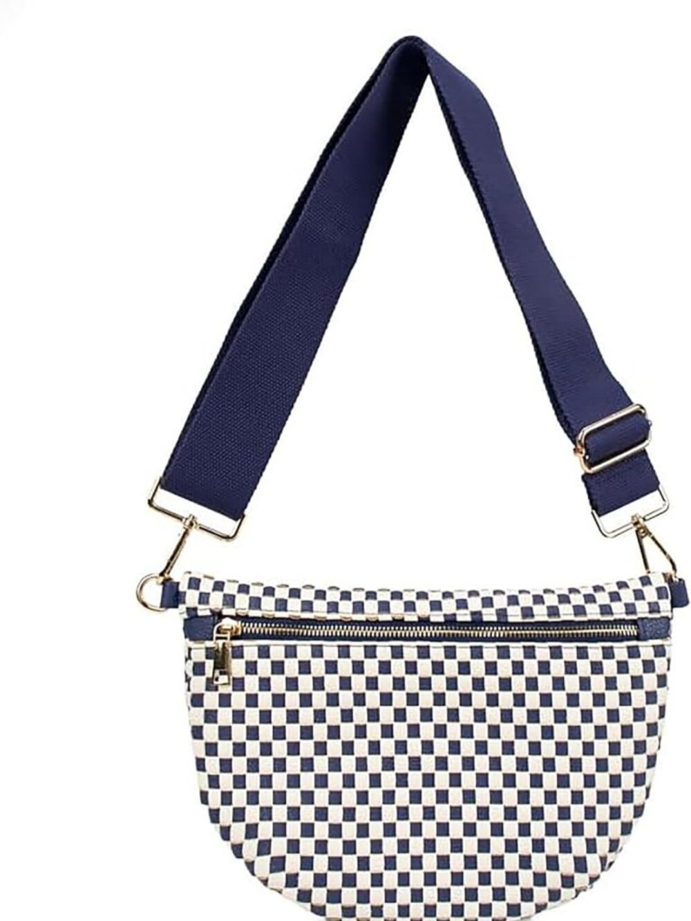 Stylish Woven Crossbody Bag | Versatile Bum & Belt Bag with Adjustable Strap